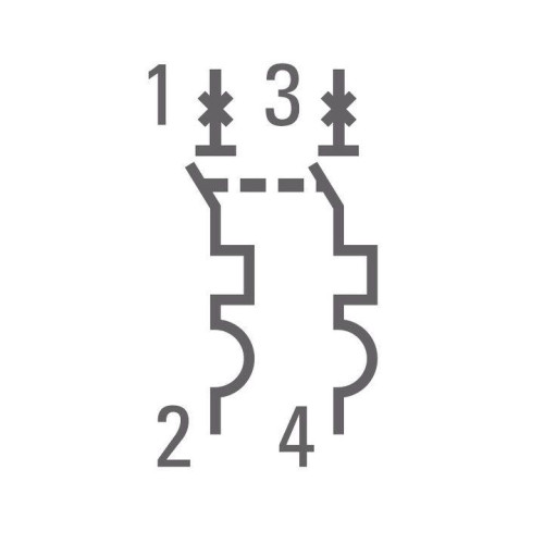 Выключатель автоматический модульный 2п C 6А 4.5кА ВА 47-63 PROxima EKF mcb4763-2-06C-pro