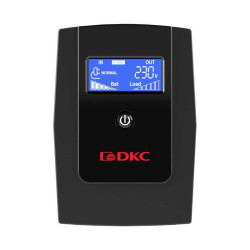 Источник бесперебойного питания ИБП Info LCD 600В.А IEC C13 (3) USB + RJ45 DKC INFOLCD600I