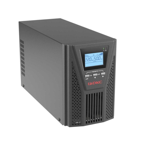 ИБП Онлайн для Small Tower 1000 ВА/900Вт 1/1 2xSchuko EPO USB RS-232 RJ45 3х7А.ч DKC SMALLT1A10S