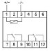 Реле промежуточное PK-2P/Un (монтаж на DIN-рейке 35мм 24В AC/DC 2х8А 2P IP20) F&F EA06.001.008