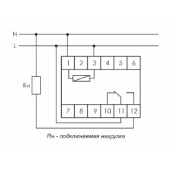 Реле времени PCA-512 8А 230В 1 перекл. IP20 задержка выключ. монтаж на DIN-рейке F&F EA02.001.001