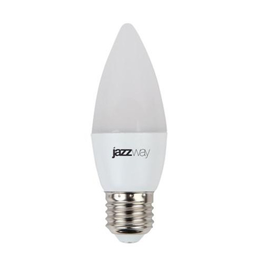 Лампа светодиодная PLED-SP 7Вт C37 свеча 5000К холод. бел. E27 560лм 230В JazzWay 1027849-2