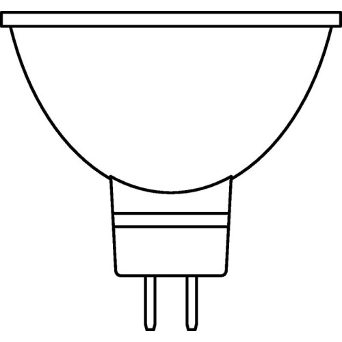 Лампа светодиодная LED Value LVMR1660 7SW/840 7Вт GU5.3 230В 10х1 RU OSRAM 4058075582811