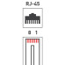 Разъем RJ45 8P8C кат.5E UTP (уп.100шт) PROCONNECT 05-1021-3