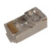 Джек компьютерный RJ45 (8P8C) кат.5E с экраном (уп.100шт) Rexant 05-1023