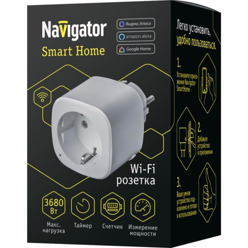 Адаптер-переходник 16А 14 555 Smart Home NSH-ST-01-WiFi 