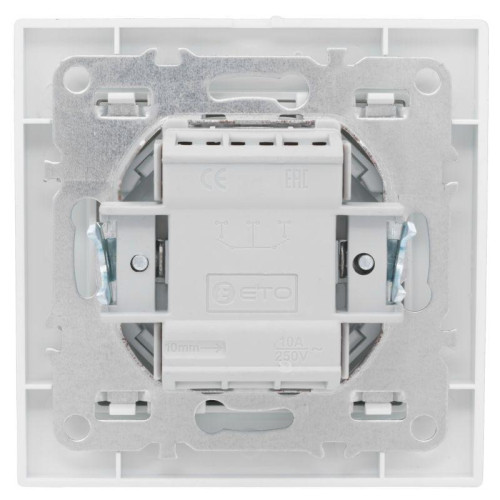 Выключатель 3-кл. СП Минск 10А IP20 бел. Basic EKF ERV10-024-10