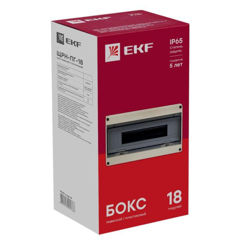 Щит ЩРН-ПГ-18 IP65 EKF pb65-n-pg-18