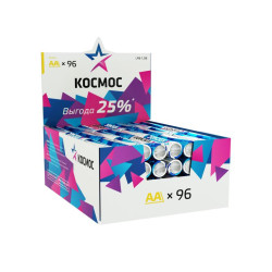 Элемент питания алкалиновый AA/LR6 (уп.96шт) КОСМОС KOCLR6_96BOX