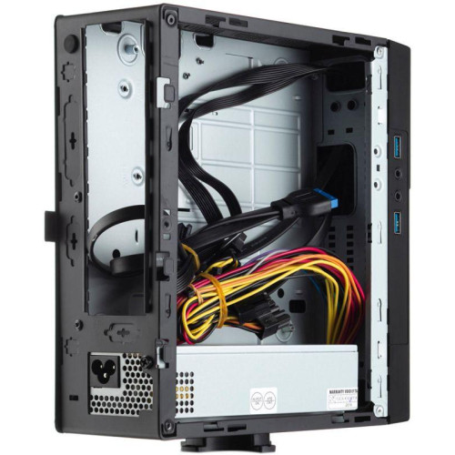 Корпус с блоком питания 220Вт Case FL-BQ5 mITX 1х5.25EXT(slim) 1x2.5INT 2хUSB3.0 HDA 1x40fan w/220W TFX PSU Tool-Free w/1.2m EU pwr cord Foxline 1000525027