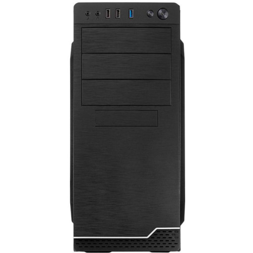 Корпус c блоком питания 450 Ватт Case FL-816 ATX 3x5.25EXT 1х3.5EXT 3х3.5INT 2хUSB2.0+1xUSB3.0 HDA w/o FAN w/450W ATX PSU w/1.2m EU pwr cord Foxline 1000509530