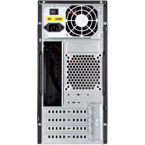 Корпус с блоком питания 450Вт Case FL-702 mATX 1х5.25EXT 1х3.5EXT 2х3.5INT 2хUSB2.0 HDA w/o FAN w/450W ATX PSU w/1.2m EU pwr cord Foxline 1000552363