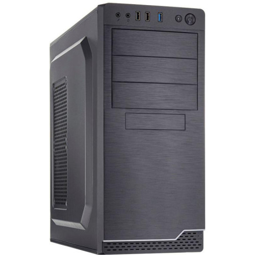 Корпус c блоком питания 450 Ватт Case FL-816 ATX 3x5.25EXT 1х3.5EXT 3х3.5INT 2хUSB2.0+1xUSB3.0 HDA w/o FAN w/450W ATX PSU w/1.2m EU pwr cord Foxline 1000509530