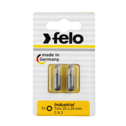 Бита Industrial Torx 30х25 (блист.2шт) FELO 02630036