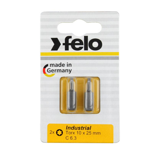 Бита Industrial Torx 10х25 (блист.2шт) FELO 02610036