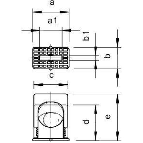 Скоба крепежная d14-24мм 3051 LGR OBO 2101033