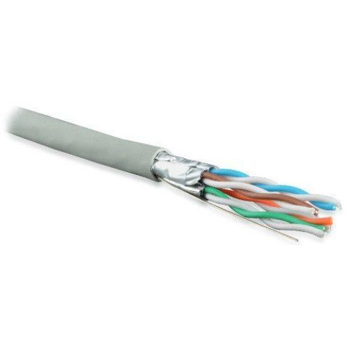 Кабель витая пара U/FTP кат.6 4х2х23AWG solid LSZH нг(А)-HF UFTP4-C6-S23-IN-LSZH-GY-500 (м) Hyperline 47958