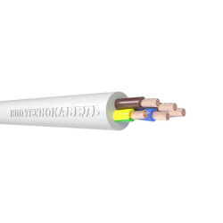 Провод ПВС 5х2.5 (4х2.5+1х2.5) 380В Б (бухта) (м) Технокабель 00-00148780