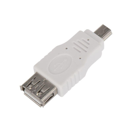 Переходник USB гнездо USB-A - штекер mini USB блист. Rexant 06-0191-A