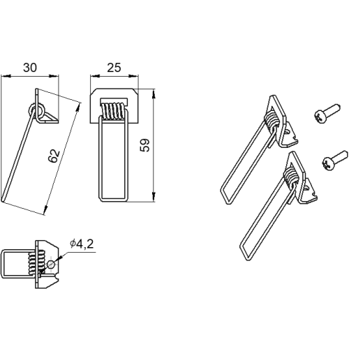 Комплект аксессуаров BS-KA-3 White Белый свет a14565