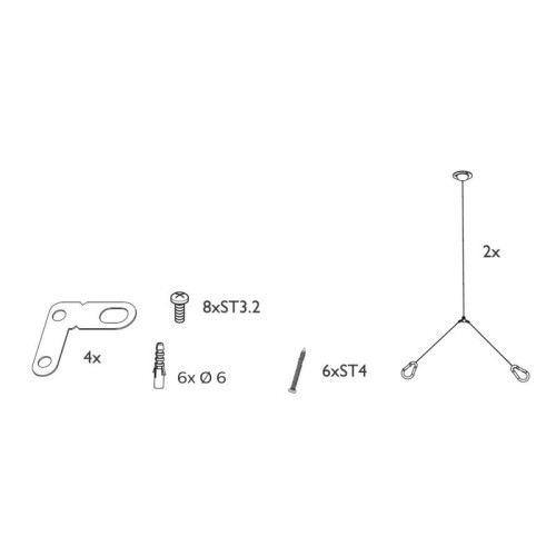 Комплект подвеса RC048Z SME-2 (уп.2шт) PHILIPS 911401824680