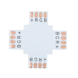 Плата соединительная (X) для RGB LED лент 10мм Lamper 144-129