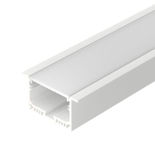 Профиль с экраном SL-LINIA62-F-2500 WHITE+OPAL алюм. Arlight 021374