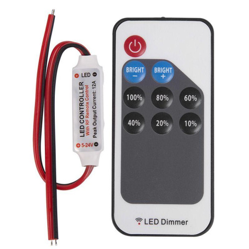 Диммер LED мини Радио (RF) 72/144Вт 9 кнопок с пультом Д/У Lamper 143-105-2