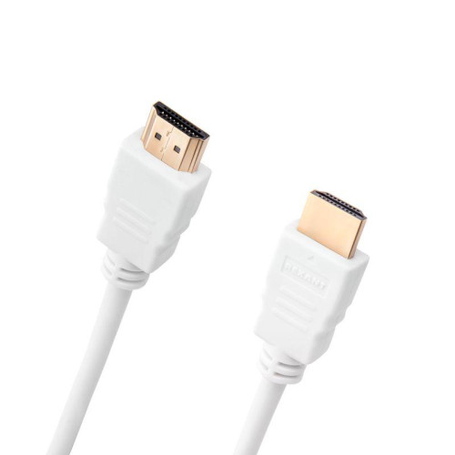 Кабель HDMI - HDMI 1.4 1.5м Gold бел. Rexant 17-6203-1