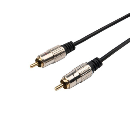 Шнур 3.5 Stereo Plug - 2RCA Plug 1.5м (GOLD) металл Rexant 17-4222