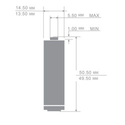 Аккумулятор AA/R6 600мА.ч NI-CD BL-2 металлик (блист.2шт) Camelion 1657