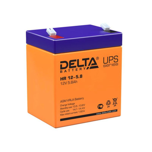 Аккумулятор UPS 12В 5.8А.ч Delta HR 12-5.8