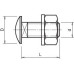 Болт с полукруглой головкой М6х12 FRSB 6х12 VA4301 (уп.100шт) OBO 6406521