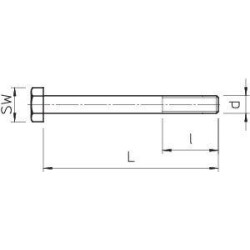 Комплект креп. М12х110 (шест/гол) SKS 12х110 F (уп.20шт) OBO 6418317