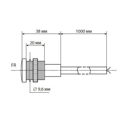 Фотодатчик 10мм F&F EA01.000.001