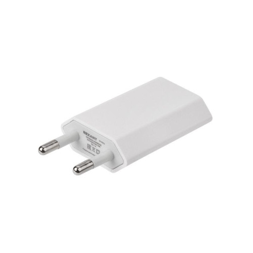 Устройство зарядное сетевое для iPhone/iPad USB 5В 1А бел. Rexant 16-0273