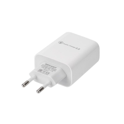 Устройство зарядное сетевое для iPhone/iPad 3 x USB 5В 3А + 1А + 1А бел. Rexant 16-0277