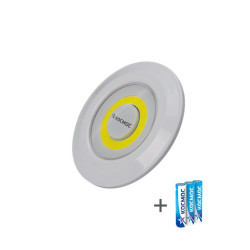 Фонарь-подсветка 3Вт COB LED 3xAAA (R03) корпус ABS-пластик самокл. поверхность в комплекте двустор. скотч КОСМОС KOC308B