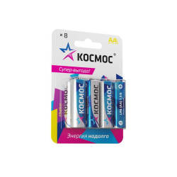 Элемент питания алкалиновый AA/LR6 BP-8 (блист.8шт) КОСМОС KOCLR6BL8