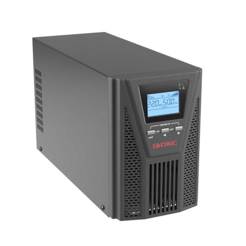 ИБП Онлайн для Small Tower 1000ВА/900Вт клеммы EPO USB RS-232 RJ45 3x7А.ч DKC SMALLT1A10H