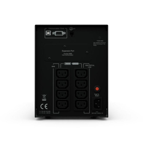 Источник бесперебойного питания Line-Interactive 1500В.А/1350Вт USB/RS-232/EPO/SNMPslot (8 IEC С13) CyberPower 1000449182