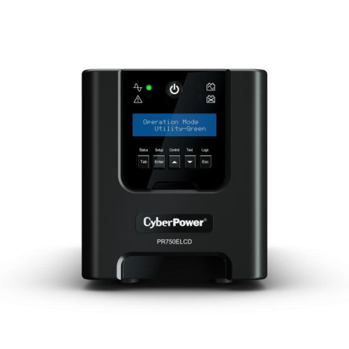 Источник бесперебойного питания Line-Interactive 750В.А/675Вт USB/RS-232/EPO/SNMPslot (6 IEC С13) CyberPower 1000449180