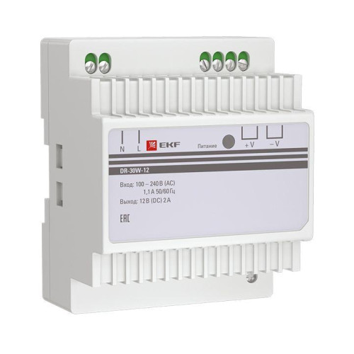 Блок питания 12В DR-30W-12 PROxima EKF dr-30w-12