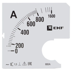 Шкала сменная для A961 800/5А-1.5 PROxima EKF s-a961-800