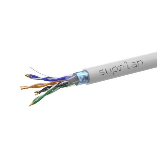 Кабель витая пара F/UTP кат.5E 4х2х24AWG solid Cu LSZH нг(А)-HF In. Premium 305м (м) SUPRLAN 01-1032-1