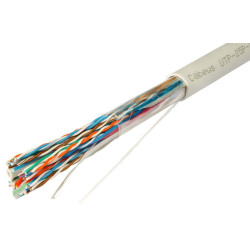 Кабель витая пара UTP (U/UTP) кат.5 25 пар 24 AWG ОЖ solid PVC нг(А)-LS Cabeus 7281c