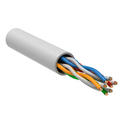 Кабель витая пара U/UTP кат.5E 24AWG 4PR LSLTx 1м бел. РФ/Т GENERICA BC1-C5E04-128-305-T-R-G