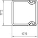 Мини-канал 17.5х17.5 L2000 WDK20020CW крем. (дл.2м) OBO 6025153