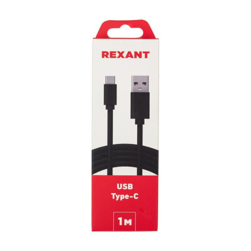 Шнур USB 3.1 type C (мАle) - USB 2.0 (мАle) 1м Rexant 18-1881