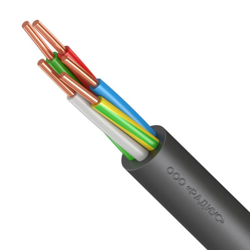 Кабель ВВГнг(А)-LS 5х2.5 ОК (N PE) 0.66кВ (уп.100м) Радиус TR3166